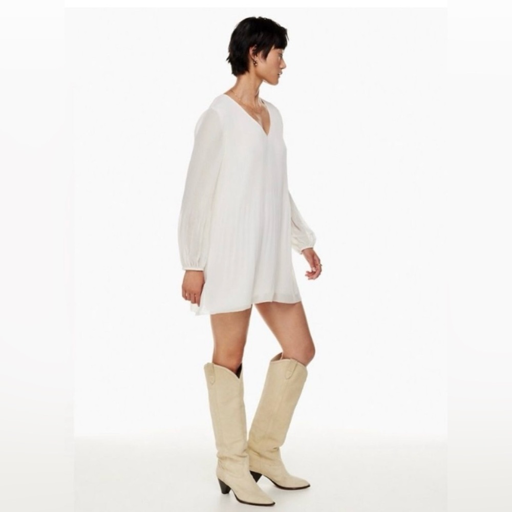 NWT Aritzia Wilfred Prophecy Dress Light Birch XS - Picture 3 of 10
